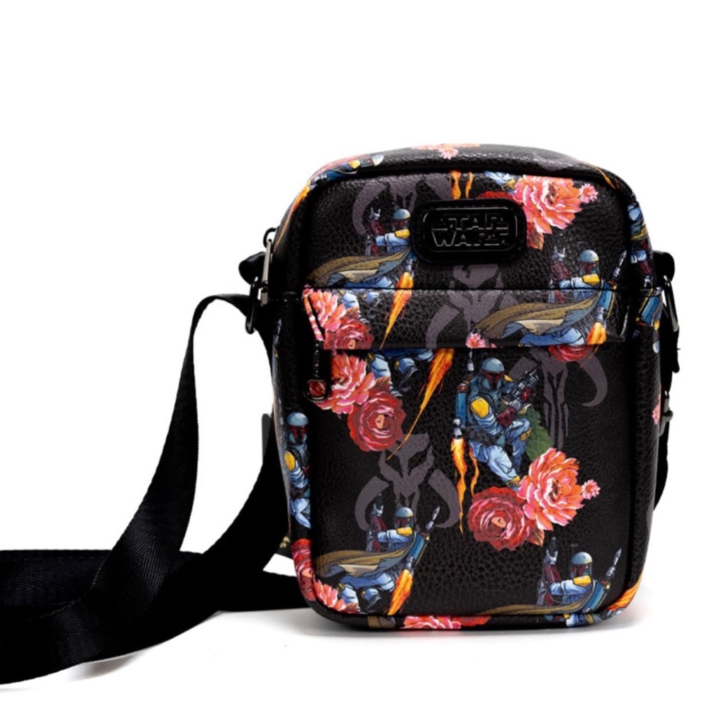 Star Wars Boba Fett Floral Parks Crossbody Bag New w/ Tags